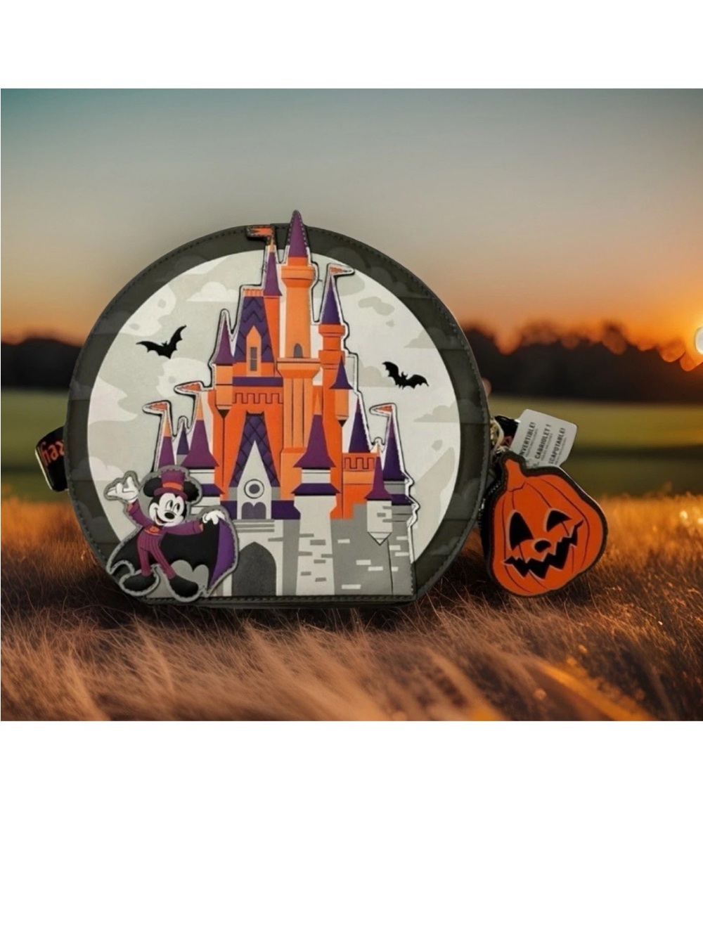 NEW Disney Parks Mickey’s Not So Scary Halloween Convertible Loungefly Backpack